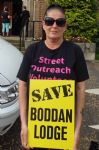 Save Boddan Lodge Over 60s Club protest at Salford Civic Centre